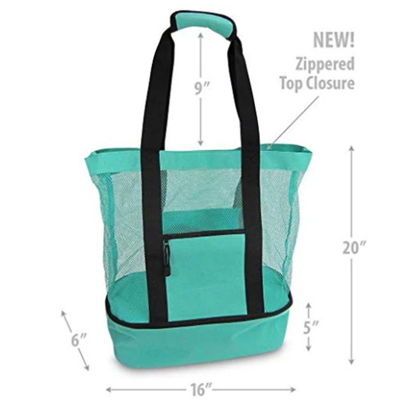 

Beach Camping Ice Bag Coloful Large Cosmetic Closet Bag Oversized Travel Organizer Storage Zip Lock Bag For Beach Travel Bag