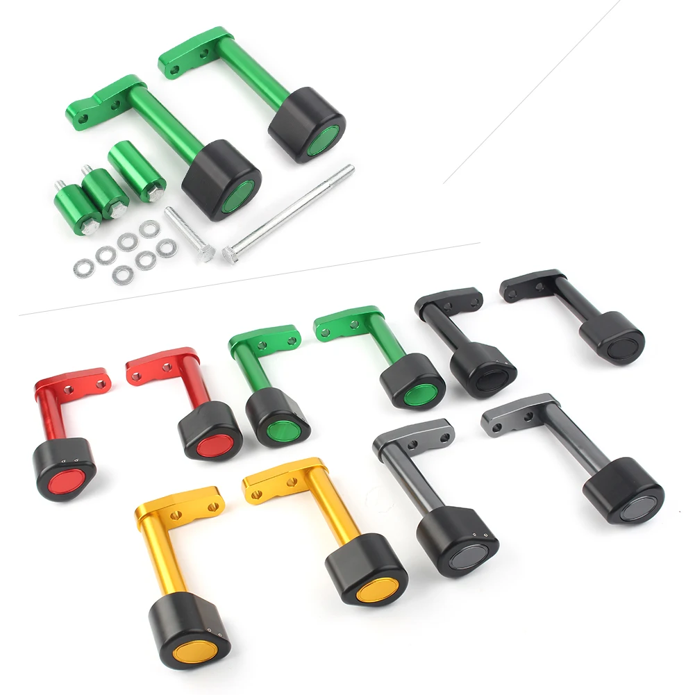 

Z250 Z300 CNC Racing Motorcycle Frame Sliders Crash Pad Cover Falling Protector Kit For Kawasaki Z250 Z300 2013 2014 2015 2016