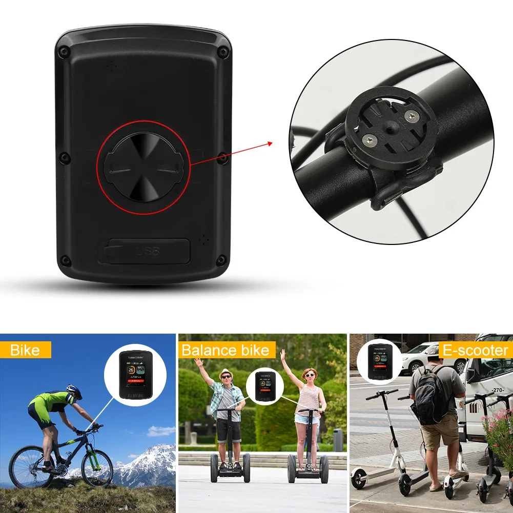 2 4 дюймовый велосипедный Gps-циклокомпьютер с Garmin Bluetooth Спидометр секундомер