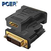 dvi male converter dvi to hdmi 19201080p resolution support for computer display screen projector tv dvi adapter hdmi adapter