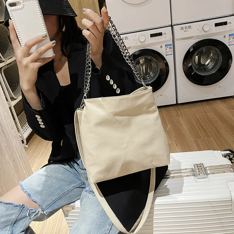 

Новинка 2020, простая и вместительная сумка, женская сумка, трендовая модная повседневная сумка-мессенджер на одно плечо, сетчатая красная су...