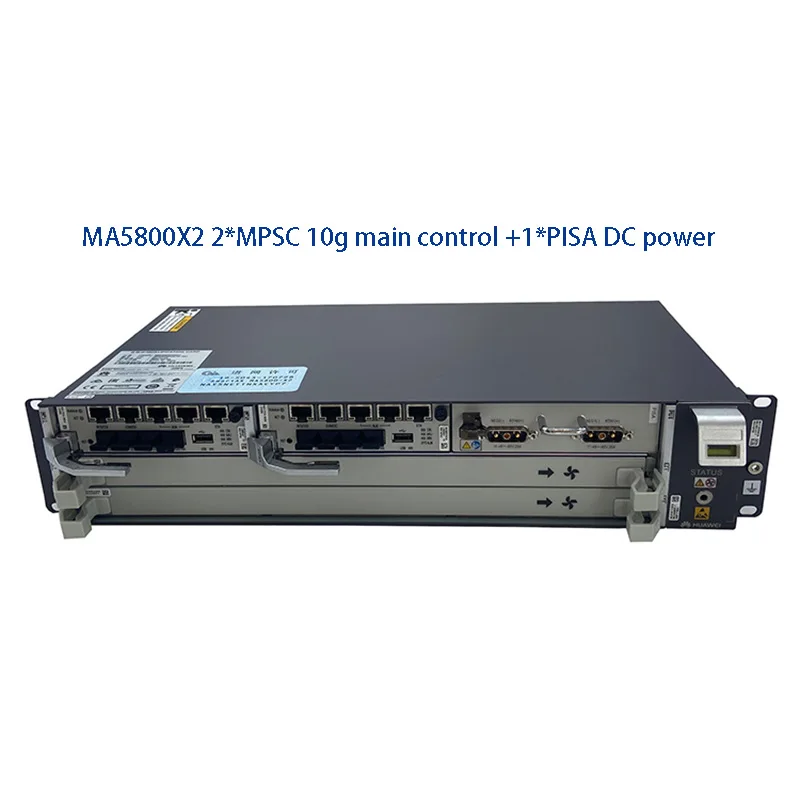 SmartAX MA5800X2 EA5800 MIMI GPON EPON OLT шасси с 2 * MPSA основным контролем 10G и 1 Пиза DC power. Более