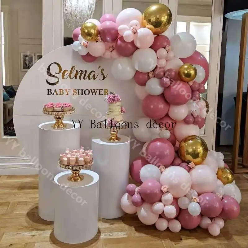 118 шт. персиковый пастельный детский розовый белый воздушный шар 1 Арка Свадьба Baby