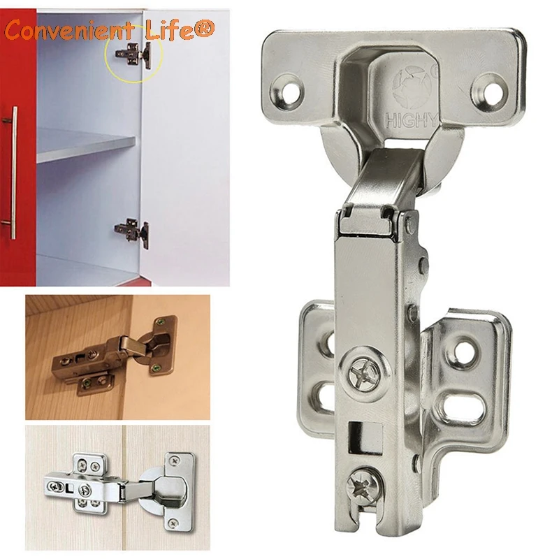 

1 x Safety Door Hydraulic Hinge Soft Close Full Overlay Kitchen Cabinet Cupboard