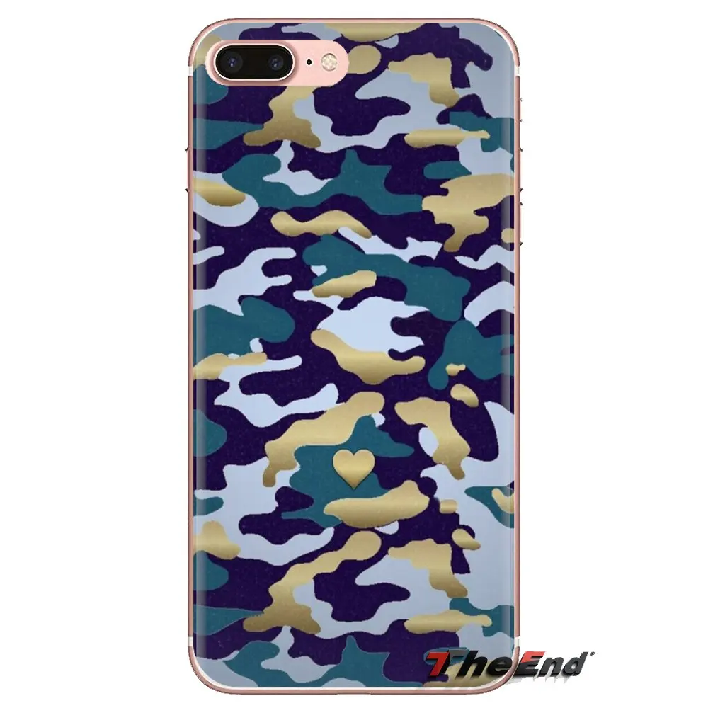 Transparent Soft Shell Covers Camo Camouflage Skin For Xiaomi Mi6 Mi 6 A1 Max Mix 2 5X 6X Redmi Note 5 5A 4X 4A A4 4 3 Plus Pro |