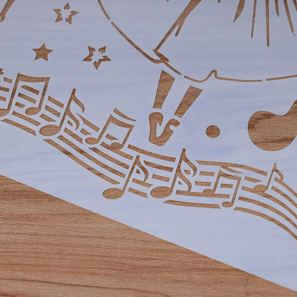 1 шт. многоразовый трафарет в форме музыкальной балерины|Трафареты| |