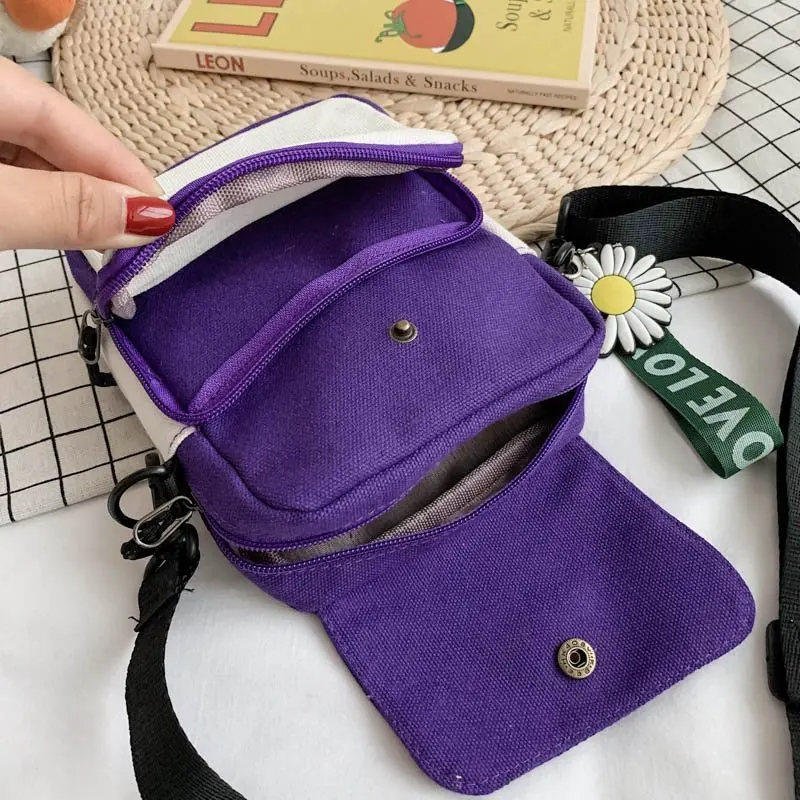 

Mini Women's Bag Canvas Handbags Small Cloth Shoulder Crossbody Bags for Women 2020 Ladies Purse Phone Sac A Main Femme Bolsas