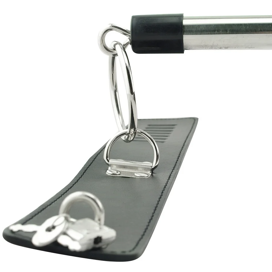 Ограничитель для бандажа из нержавеющей стали с замком и ключами кожаные манжеты