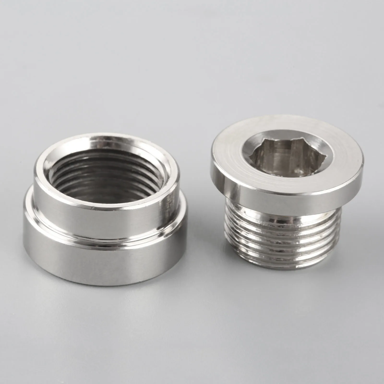 2 комплекта Универсальный кислородный датчик O2 ступенчатый монтажный босс и