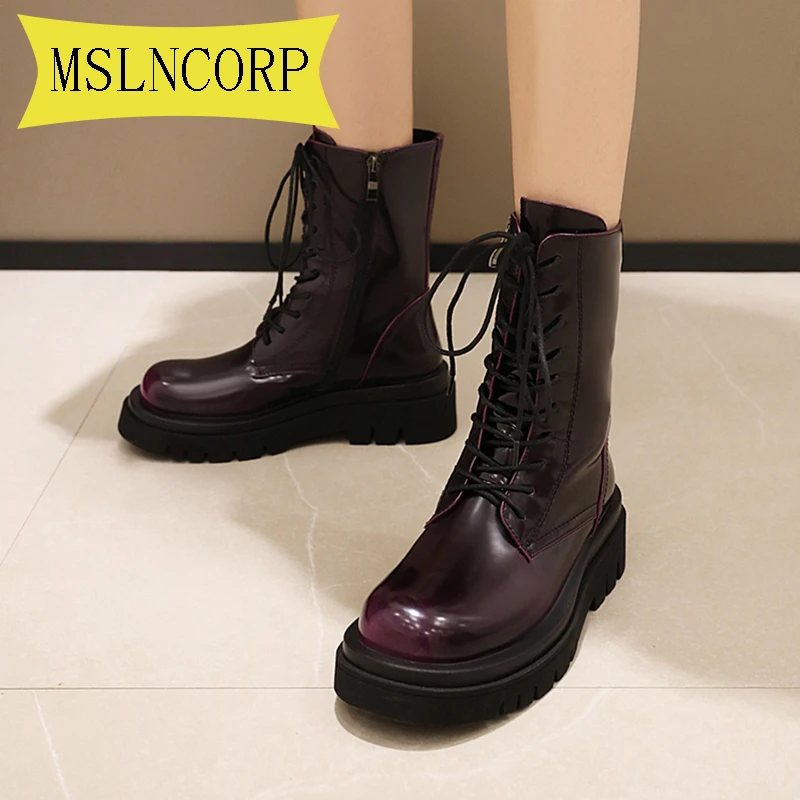 

Женские кожаные ботильоны на высоком каблуке, с квадратным носком