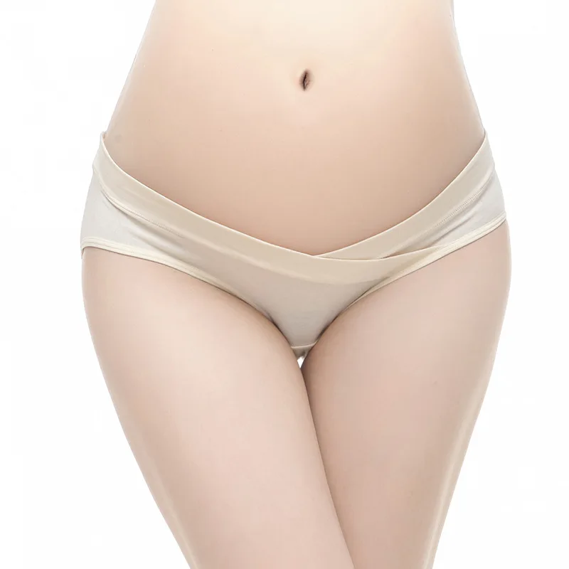 100 pcs Women Clothing Postparto Pregnant Women 's Low-waist Underwear Seamless Soft Care Abdomen Underwear Pregnancy Panties enlarge