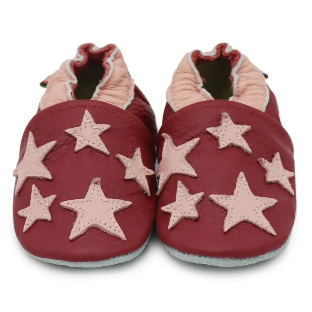 Shoeszoo-zapatos antideslizantes para beb&eacute;s reci&eacute;n nacidos, calzado suave de piel aut&eacute;ntica, dise&ntilde;o m&uacute;ltiple, para primeros pasos, 0-24 meses-4