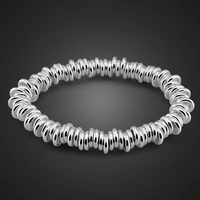 fashion personalized stretch woman bracelet 100 925 sterling silver european brand bangle bracelet charm lady jewelry