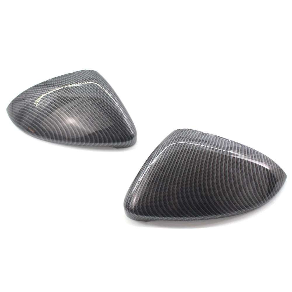 Зеркало заднего вида крышка Кепки углеродного волокна/черный для VW Golf VII MK7 GTI 2014