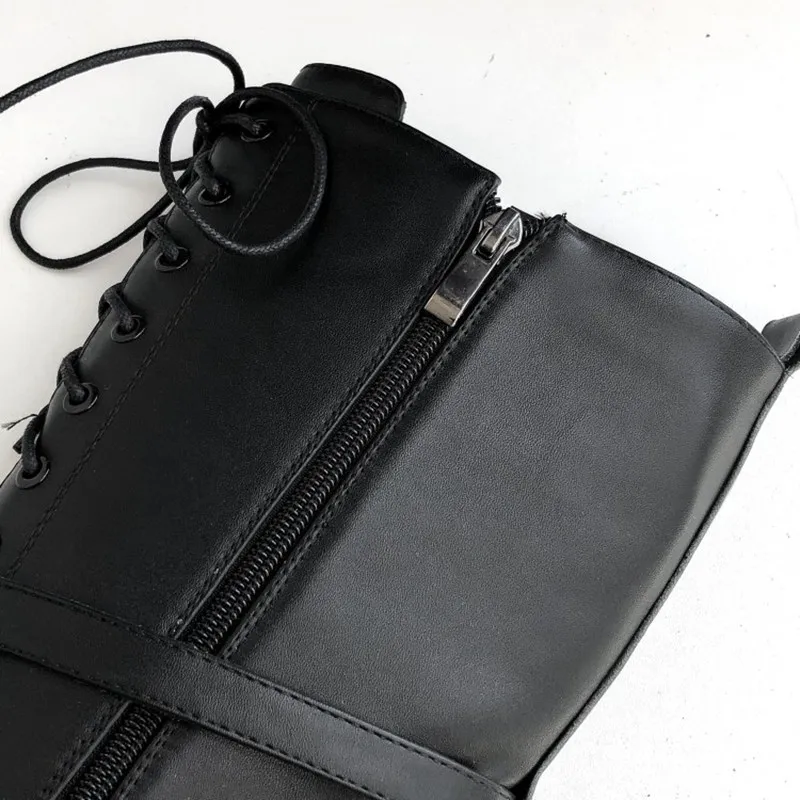 Женские сапоги до колена из натуральной кожи на молнии размеры 34 42|Сапоги колена|