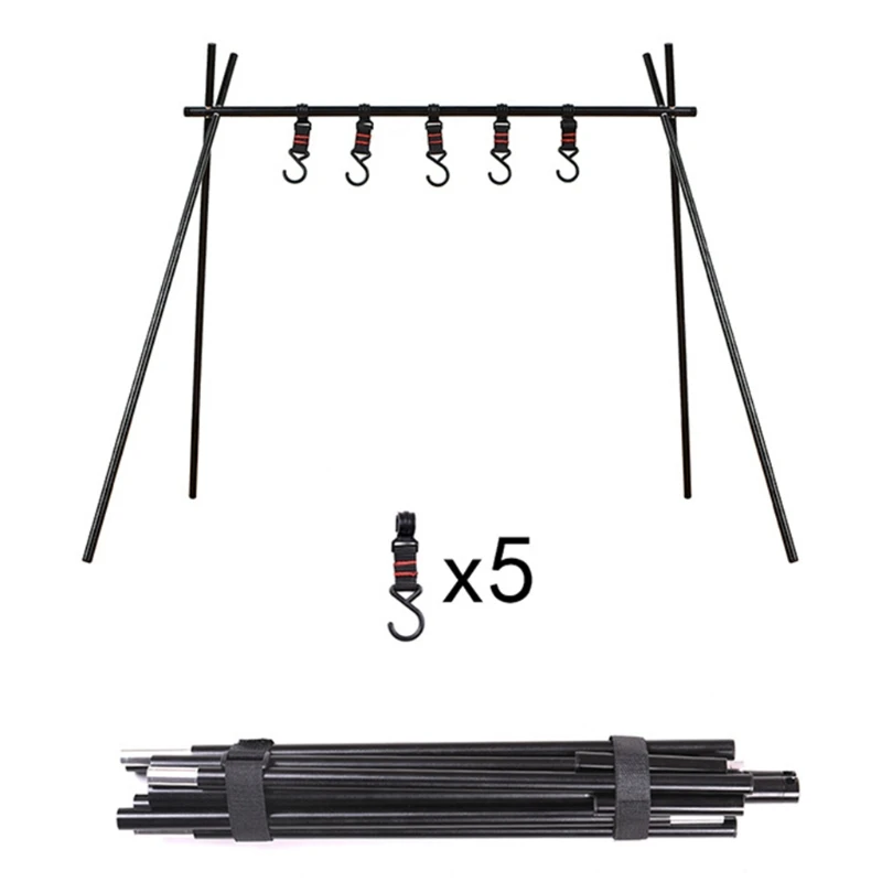 

Durable Outdoor Multifunctional Shelf Camping Tripod Suitable for Camping and Outdoor Sports Enthusiasts High Hardness
