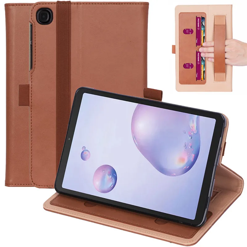 

Магнитный умный кожаный чехол для Samsung Galaxy Tab A7 10,5 SM-T500 T505 T507, чехол для планшета Galaxy Tab A7, чехол + ручка