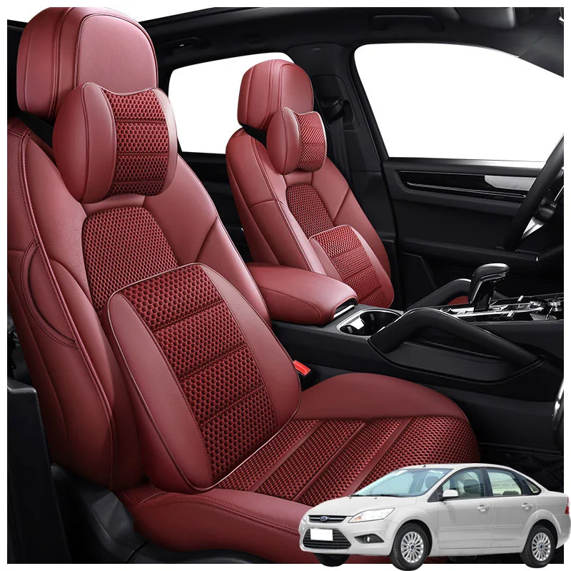 

5 Seats Auto Customized Car Seat Covers Products For Ford Focus 3 2005 2006 2007 2008 2009 2010 2020 Interior Parts Accessories