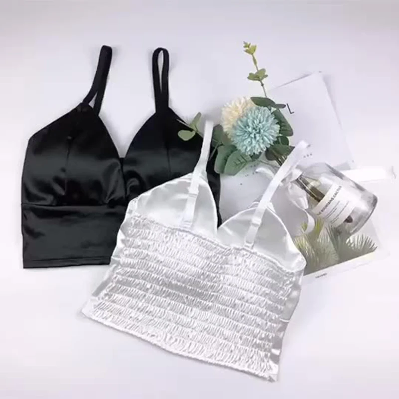 Топ женский бесшовный из вискозы с чашками пуш-ап | Женская одежда