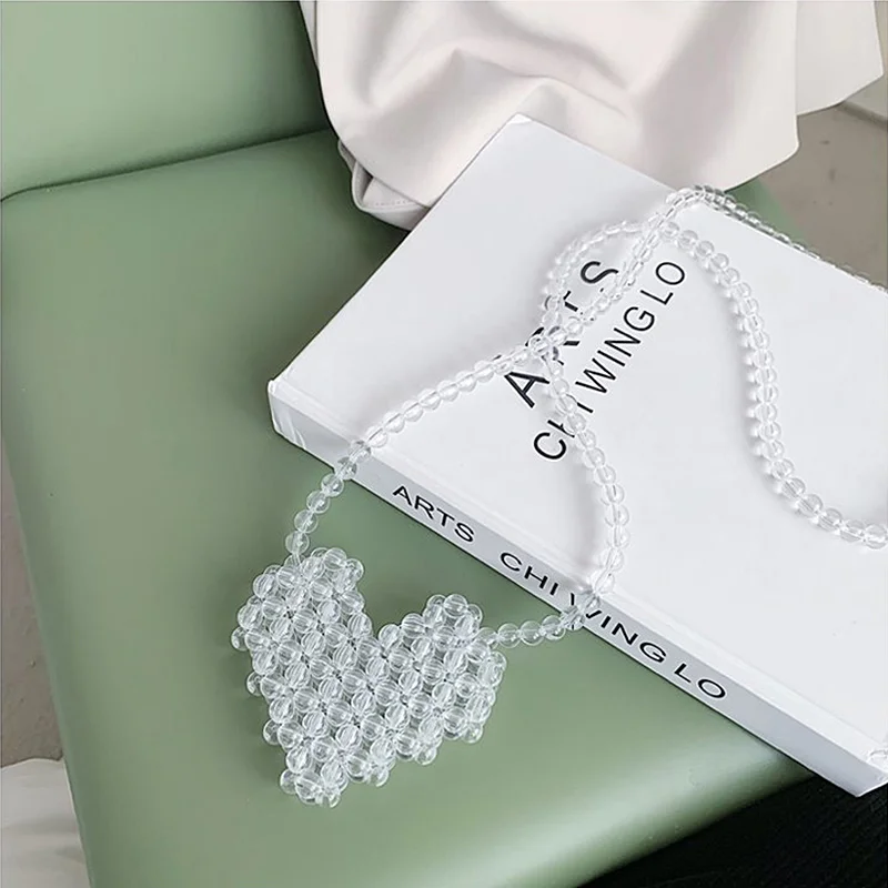 

Bolso Transparente Mujer Luxury Women Brand Handbags Wholesale Handbags in Bulk Beaded Shoulder Bag Charm Acrylic Evening Clutch