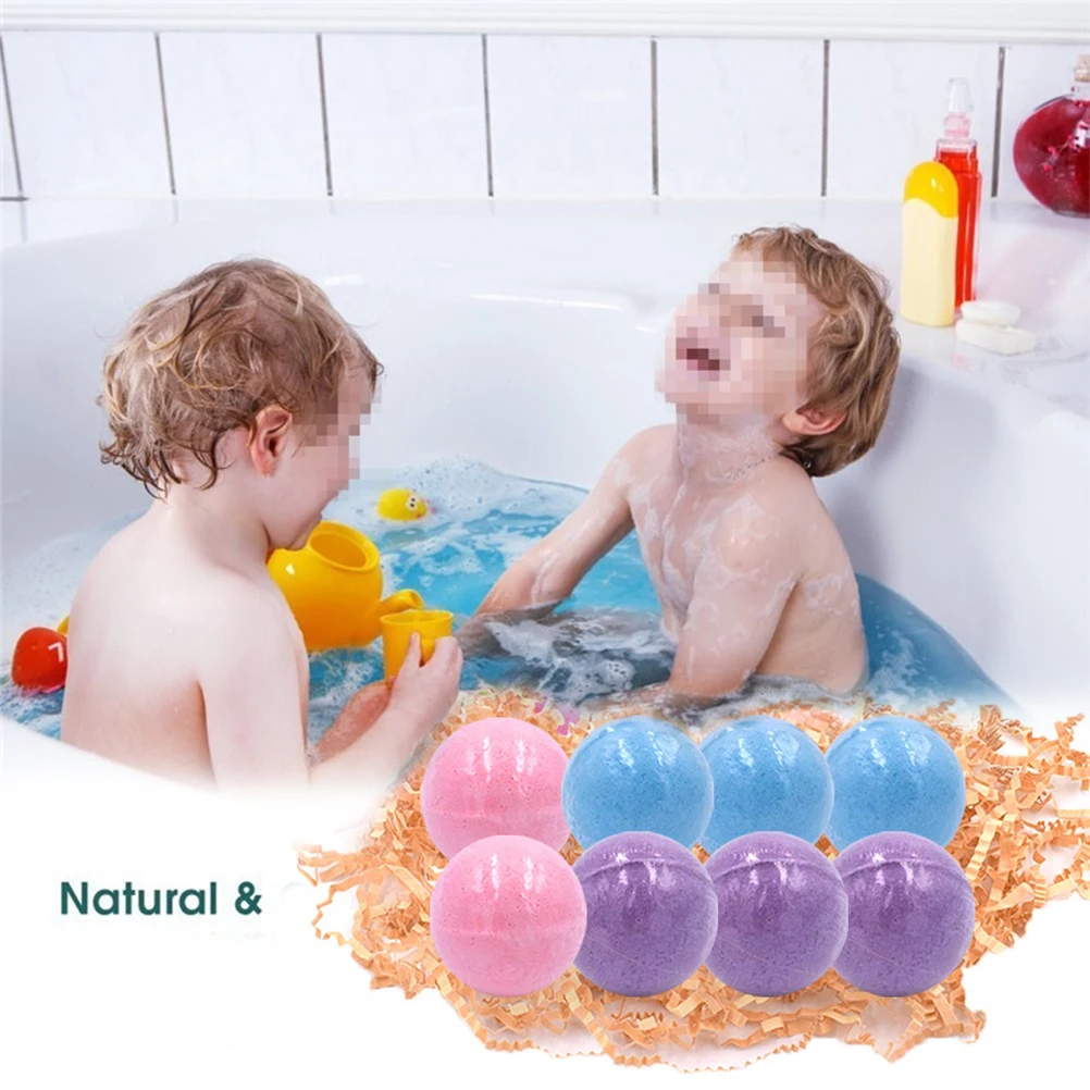 8 шт Бомбочки для ванны подарочный набор инструмент купания шарики роскошный