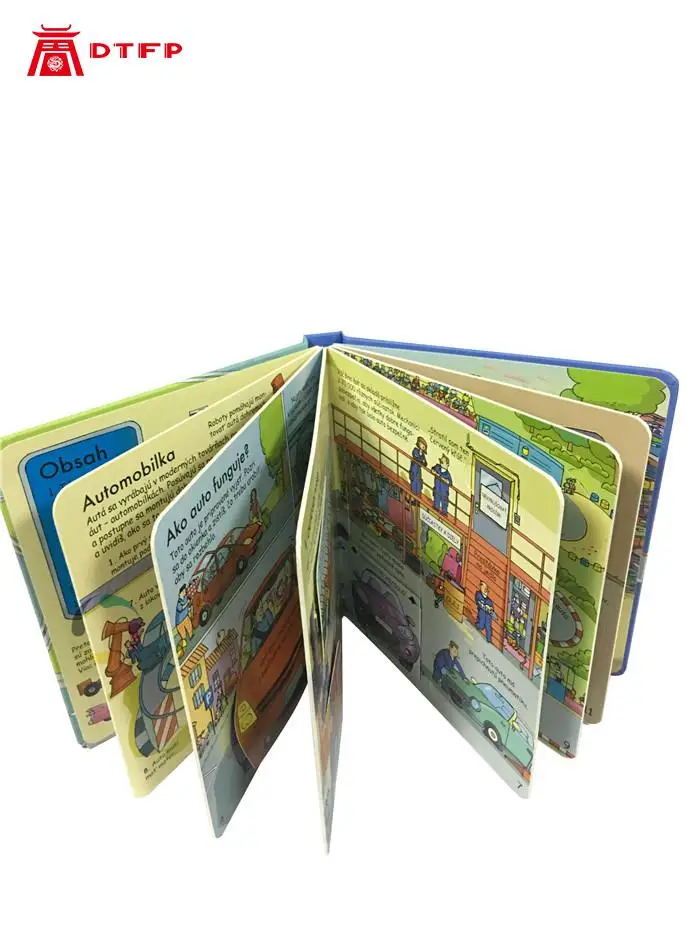 Детская книга детская на английском языке короткая история Круглый угол цветная