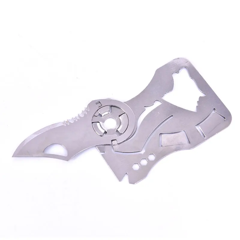Multi-function Combination Tool 440 Stainless Steel Wallet Card Knife Portable Outdoor Pocket Tools | Спорт и развлечения