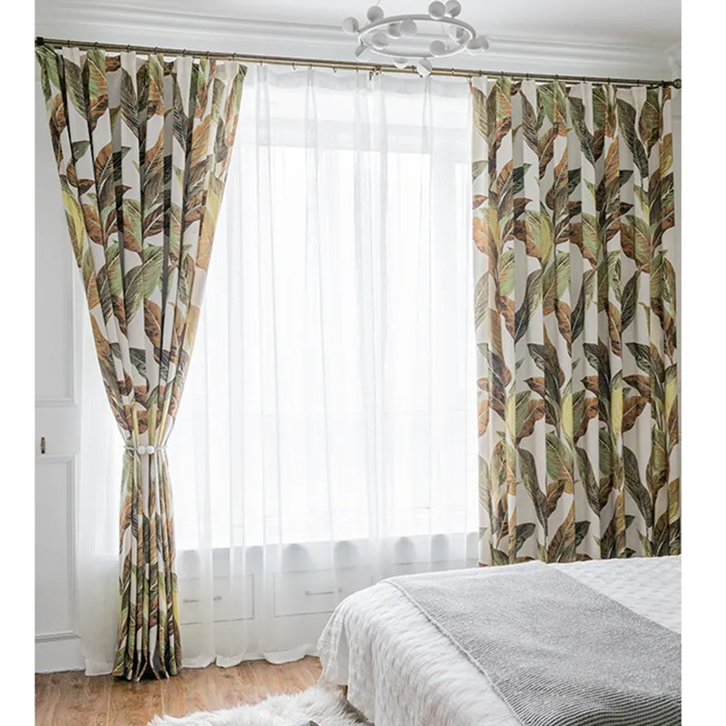 

Free Custom GYC2563 Gyrohome 1PC Big Leafs Blackout Curtain "Customised" Window Living Room Dec