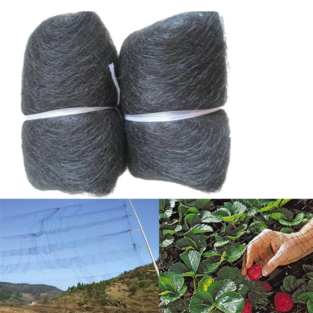 

Gardening Pest Control Bird Net Polyethylene Anti Netting Pond Crops Fruit Tree Vegetables Protection Flower Garden Mesh Protect