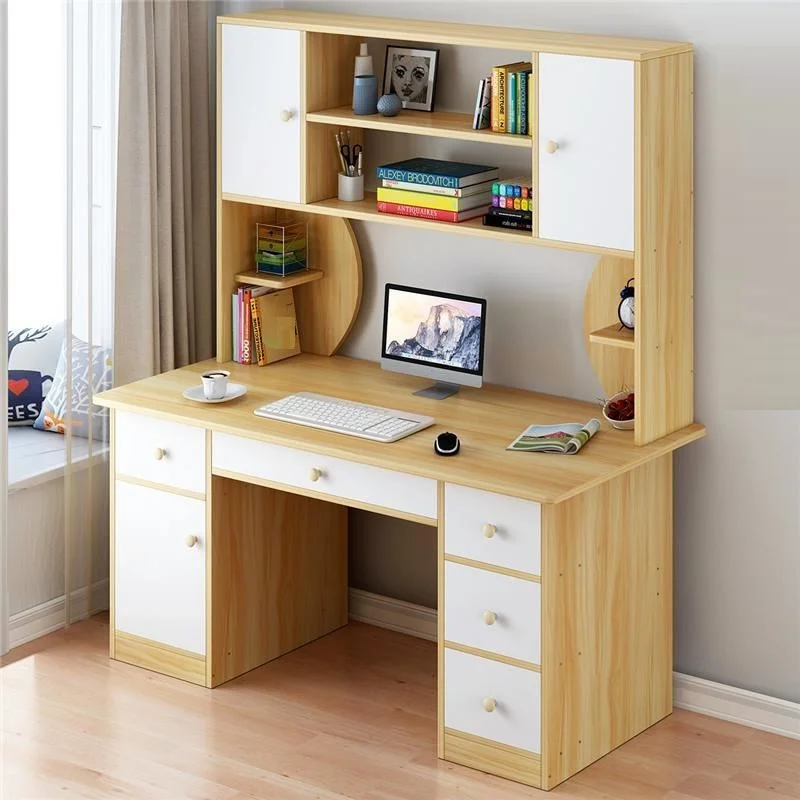 

Standing Schreibtisch Tafelkleed Office Furniture Escritorio Mueble Mesa Laptop Stand Computer Desk Tablo Table With Bookshelf
