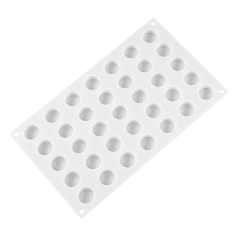 35 отверстий маленькая цилиндрическая силиконовая форма для торта 3d хлеба мусса