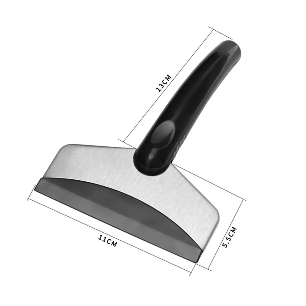 

New Car Snow Shovel Stainless Steel Snow Scraper Household Refrigerator Defroster Shovel Short Car Accessories Hot