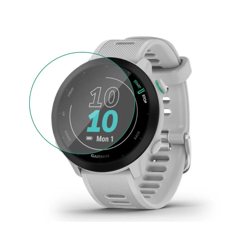 

Smartwatch Tempered Glass Protective Film Guard For Garmin Forerunner 158/55 Fr158 Fr55 Sport Watch Full Screen Protector Cover