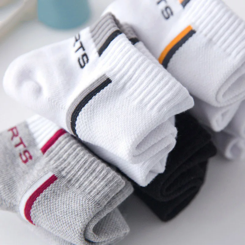 HSS Brand High Quality Men Ankle Socks Cotton Breathable Sports Socks Mesh Casual Athletic Summer Thin Cut Short Plus Size 38-48