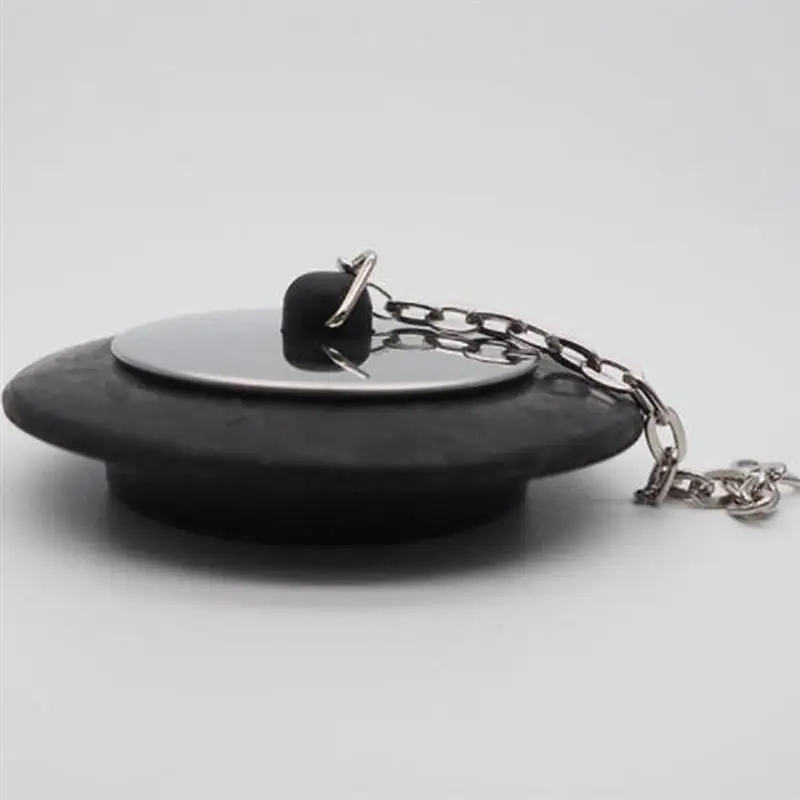 Пробка для слива ванны с резиновой дроссельной заслонкой цепью пробка ванной