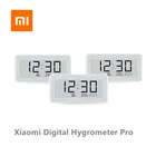 Беспроводные цифровые часы Xiaomi Mijia BT4.0, умные часы для помещения и улицы, гидрометр, термометр, ЖК-экран, измерение температуры