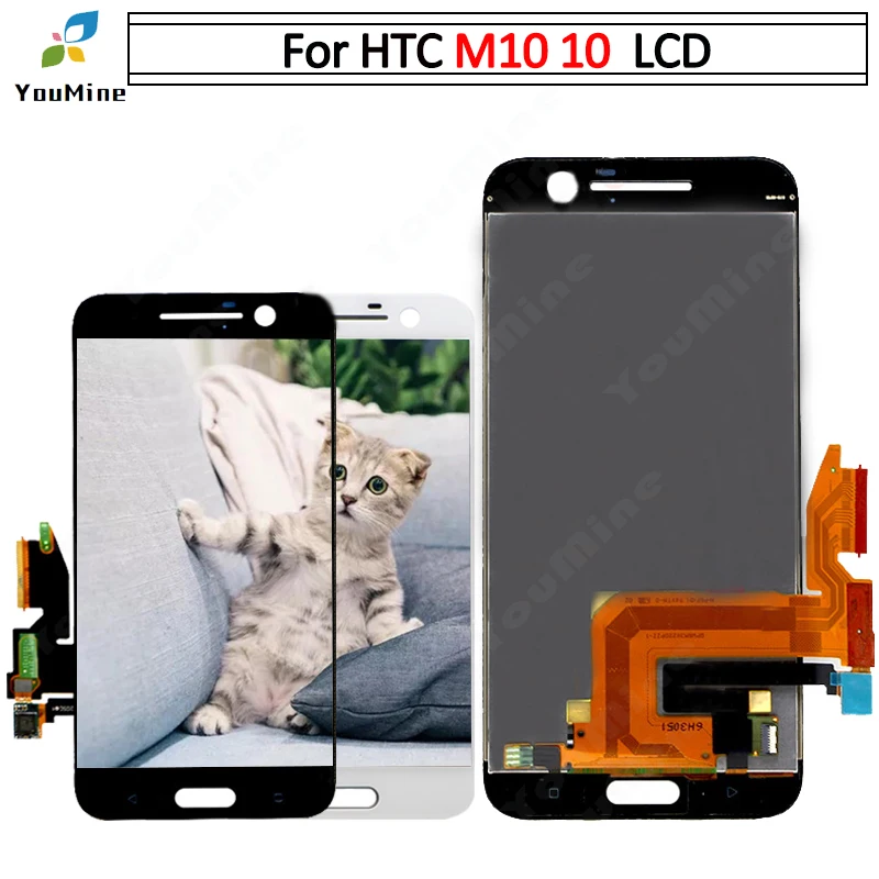 ЖК дисплей 5 2 дюйма для HTC M10 10 запасные части Pantalla|Экраны мобильных телефонов| |