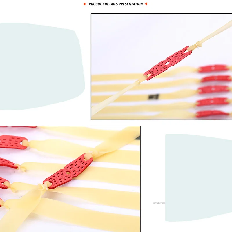 3 шт. плоская резинка горячая распродажа Рогатка мощная эластичная практичная