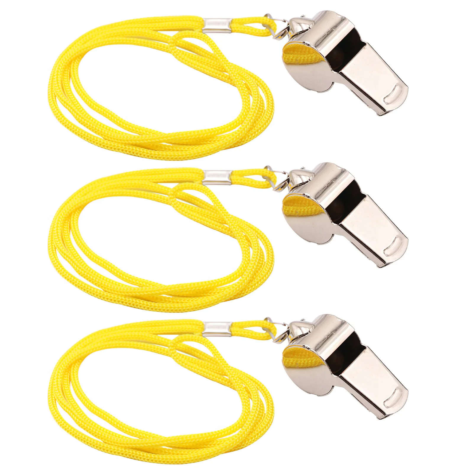

3pcs Sports Whistle Competition Whistle Loud Sound Portable Whistle With Lanyard For Indoor Outdoor Competition Referee Coach