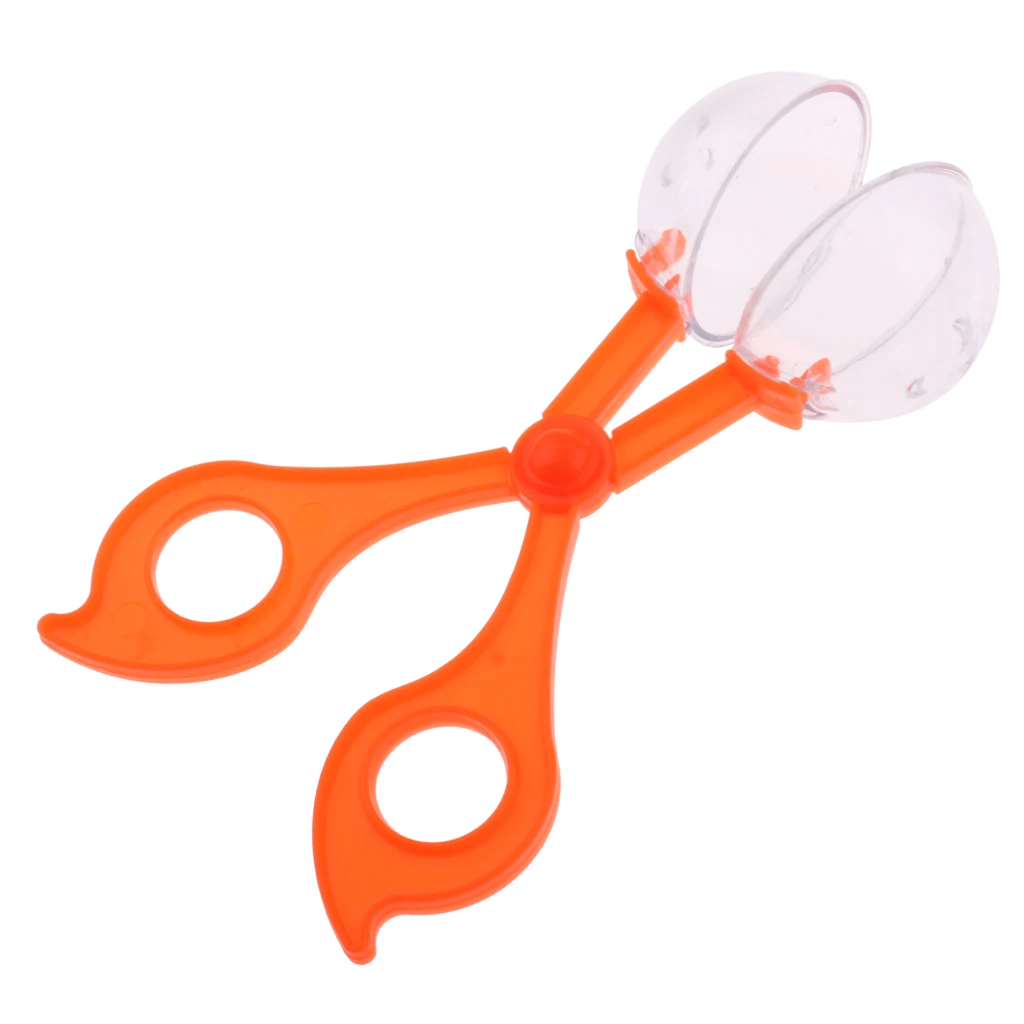 

14.5cm Reptile Catch Clamp Clip Feeding Clamp Litter Poop Clip Plastic Cleaning Tool for Reptile Amphibian Insect Pet Supplies