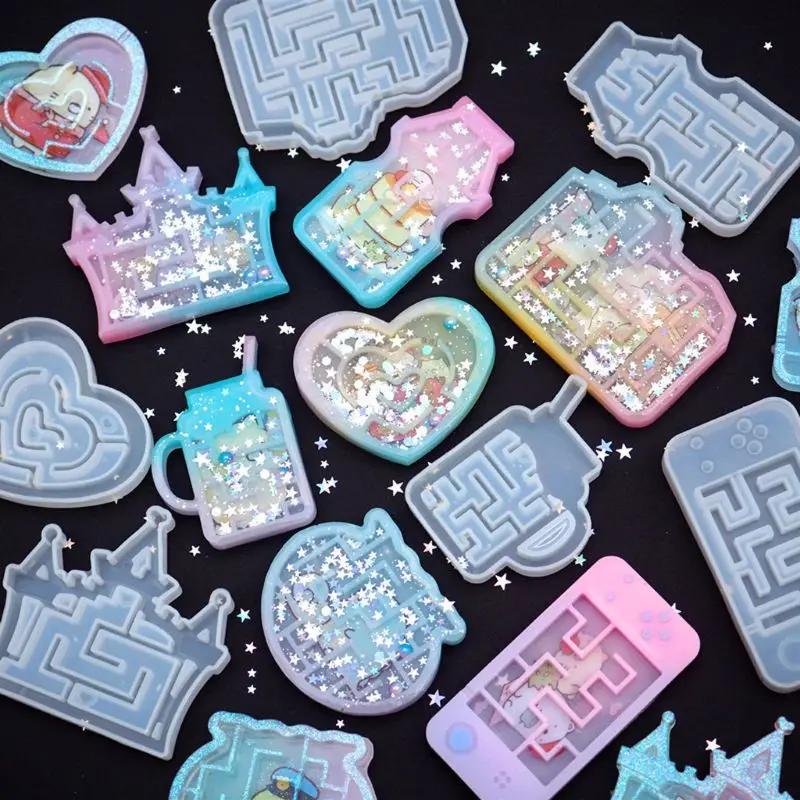 Лабиринт зыбучий песок подвеска лабиринт рыбный бак замок брелок с камерой