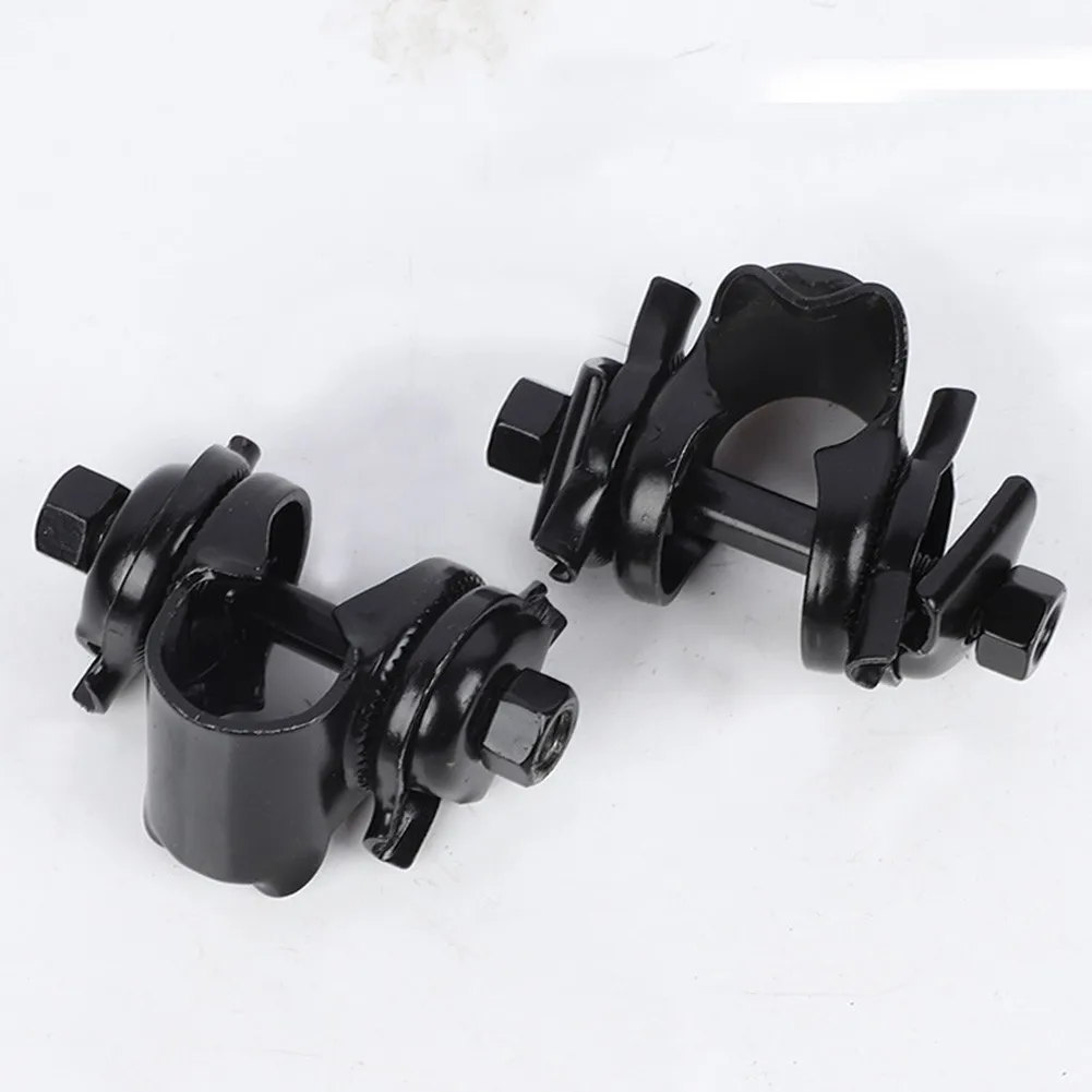 Зажим для седла фиксирующий велосипедных штырей 22 2 мм черный быстросъемный винт