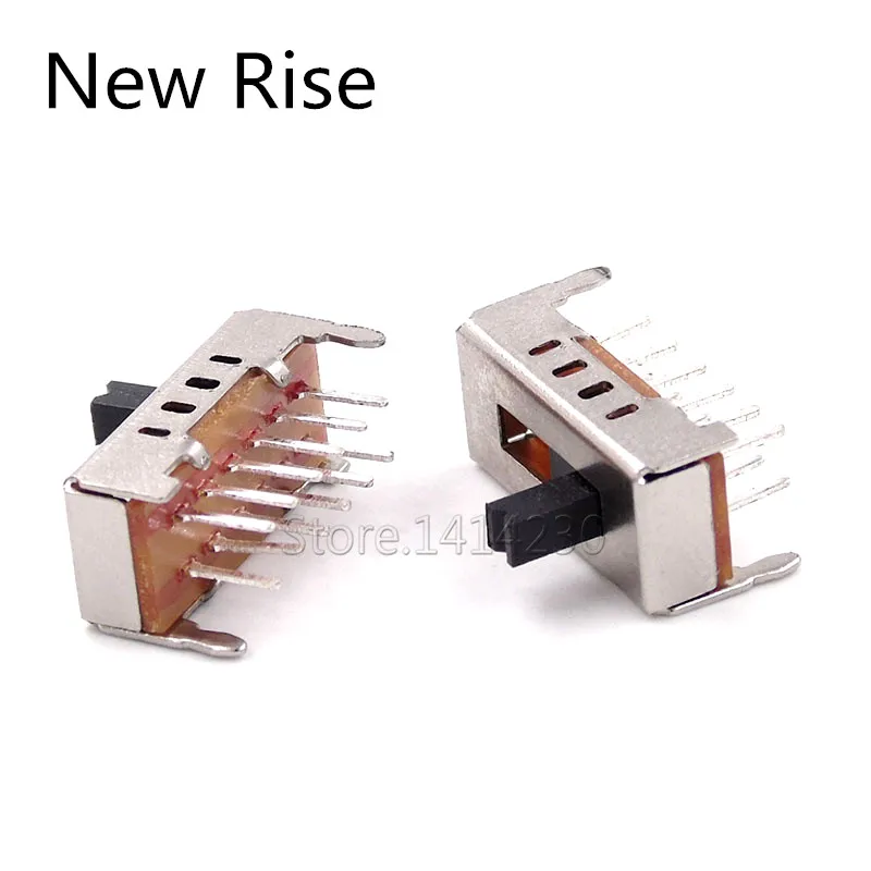 

20 шт. переключатель SS24D02G4 SS24D02VG4 12Pin 2P4T ручка переключателя высотой 4 мм