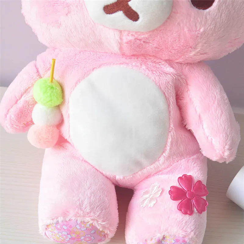 28 см Kawaii Sakura розовый медведь плюшевые игрушки Rilakkuma медведи кукла мягкий животные