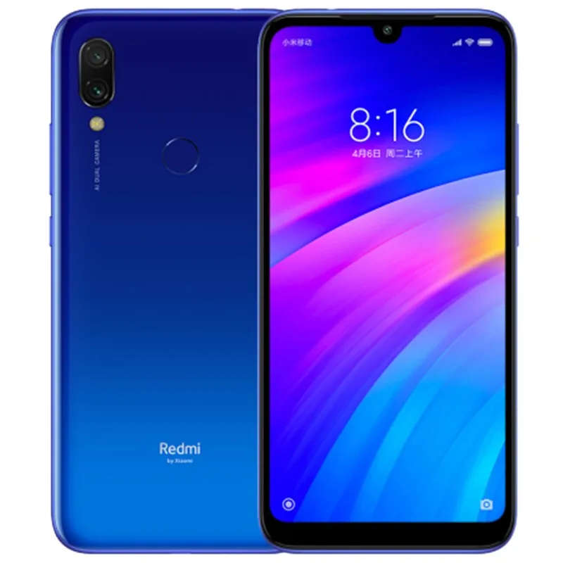 Смартфон Redmi Note 7 глобальной прошивки 4 Гб 64 ГБ Восьмиядерный процессор Snapdragon 660 4000
