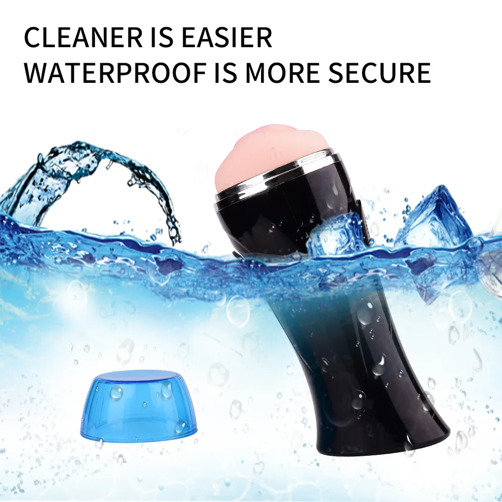 Глубокая глотка минет Мужской мастурбатор искусственная Реалистичная чашка для