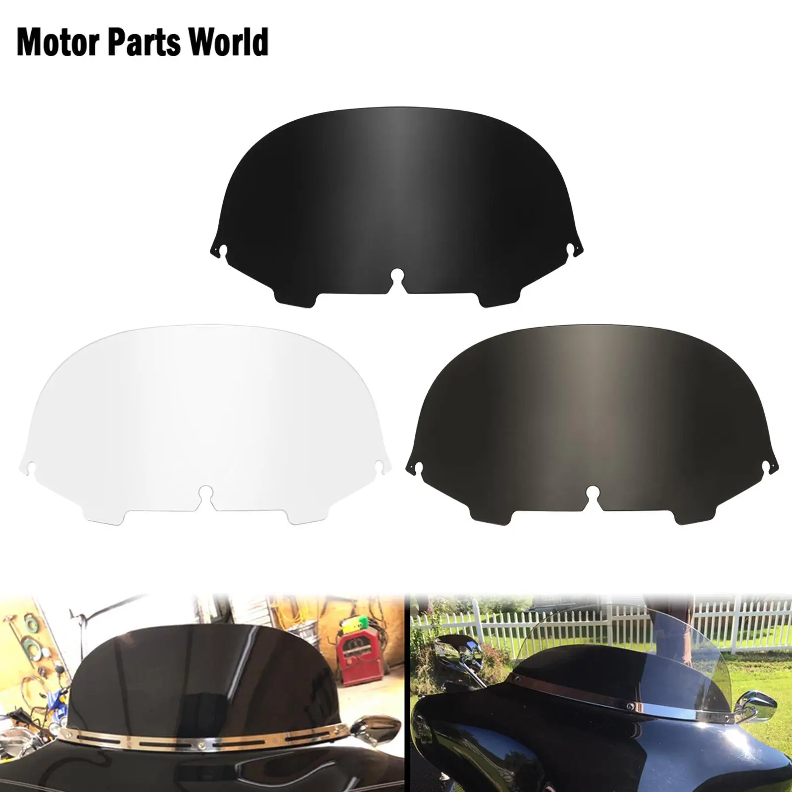 Обтекатель для лобового стекла мотоцикла 8 дюймов обтекатель Harley Touring Electra Street Glide