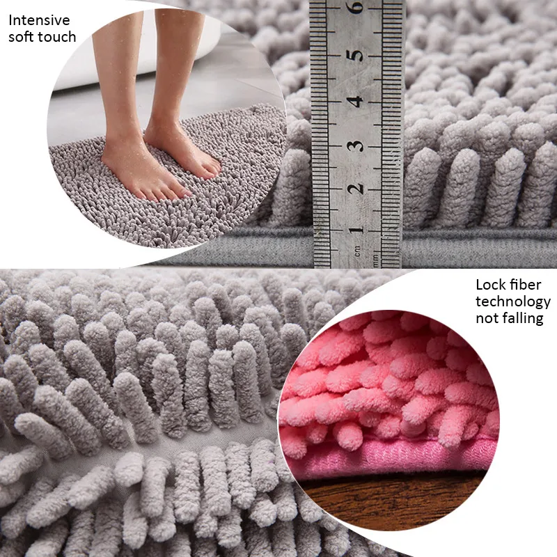 2019 высокое качество зеленый толстый синель спальня кухня гостиная ковер дверь