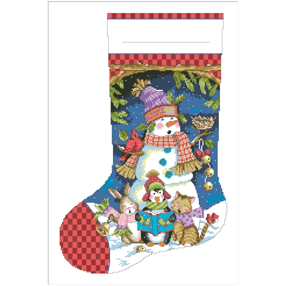 Купить Набор для вышивки крестиком, хлопковая шелковая нить, 18/14/11 шт.