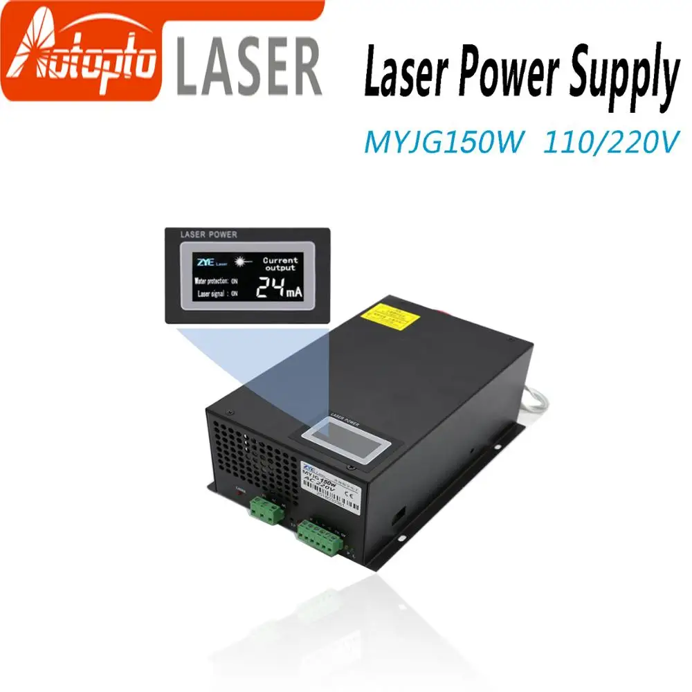 

130-150 Вт CO2 лазерный блок питания для CO2 лазерной гравировки режущей машины